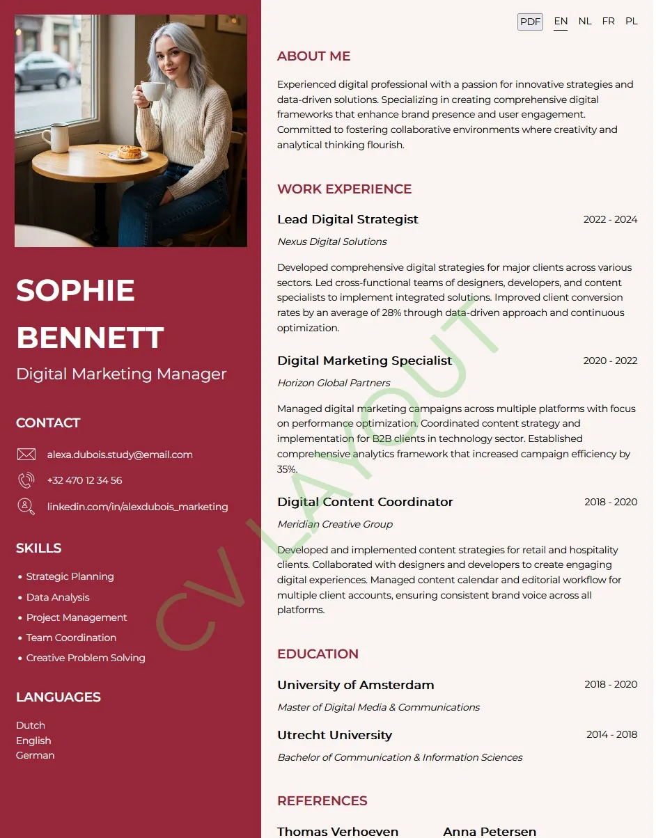 Example resume